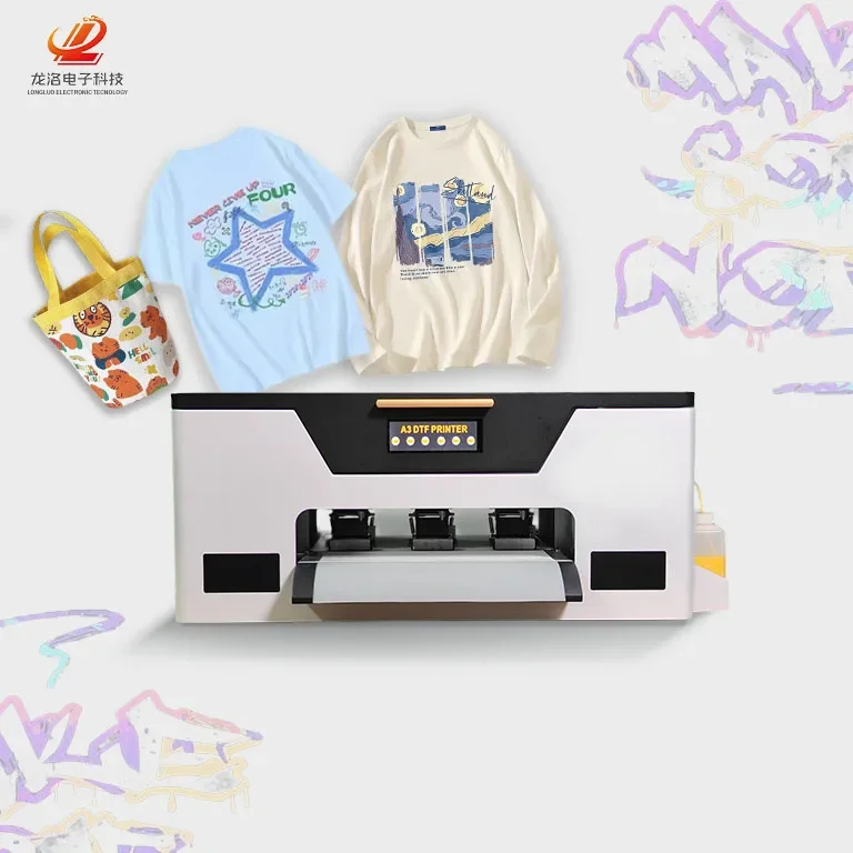 2024 Hot Sale XP600 Head mini Digital Printer T Shirt Textile Printing Machine Heat Transfer Printer A3 Dtf Printer