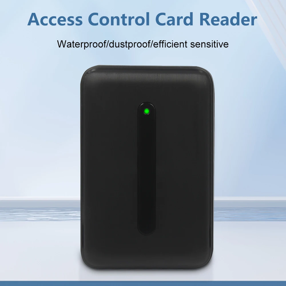 Imagem -02 - Leitor de Cartão à Prova d Água Proximidade Access Leitor de Cartão Escravo Nfc Saída Wiegand Formato 26 ou 34 125khz em id Design 1356 Mhz