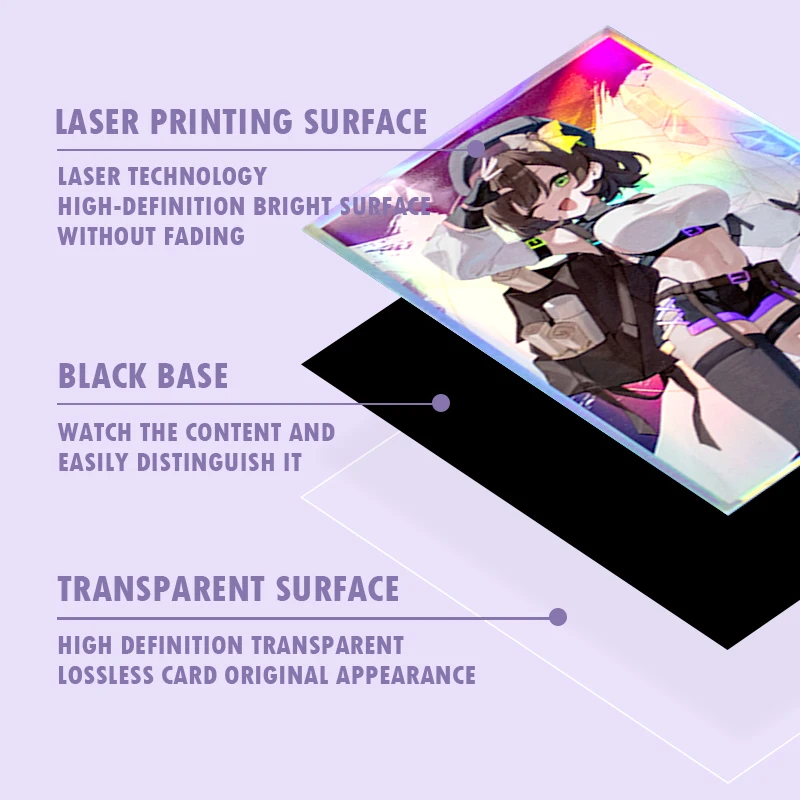 500PCS 66x91mm Anime Card Sleeves Perfect Fit MGT/TCG/PTCG/PKM Trading Card Protector for PTCG Cards Best Gift for Festival