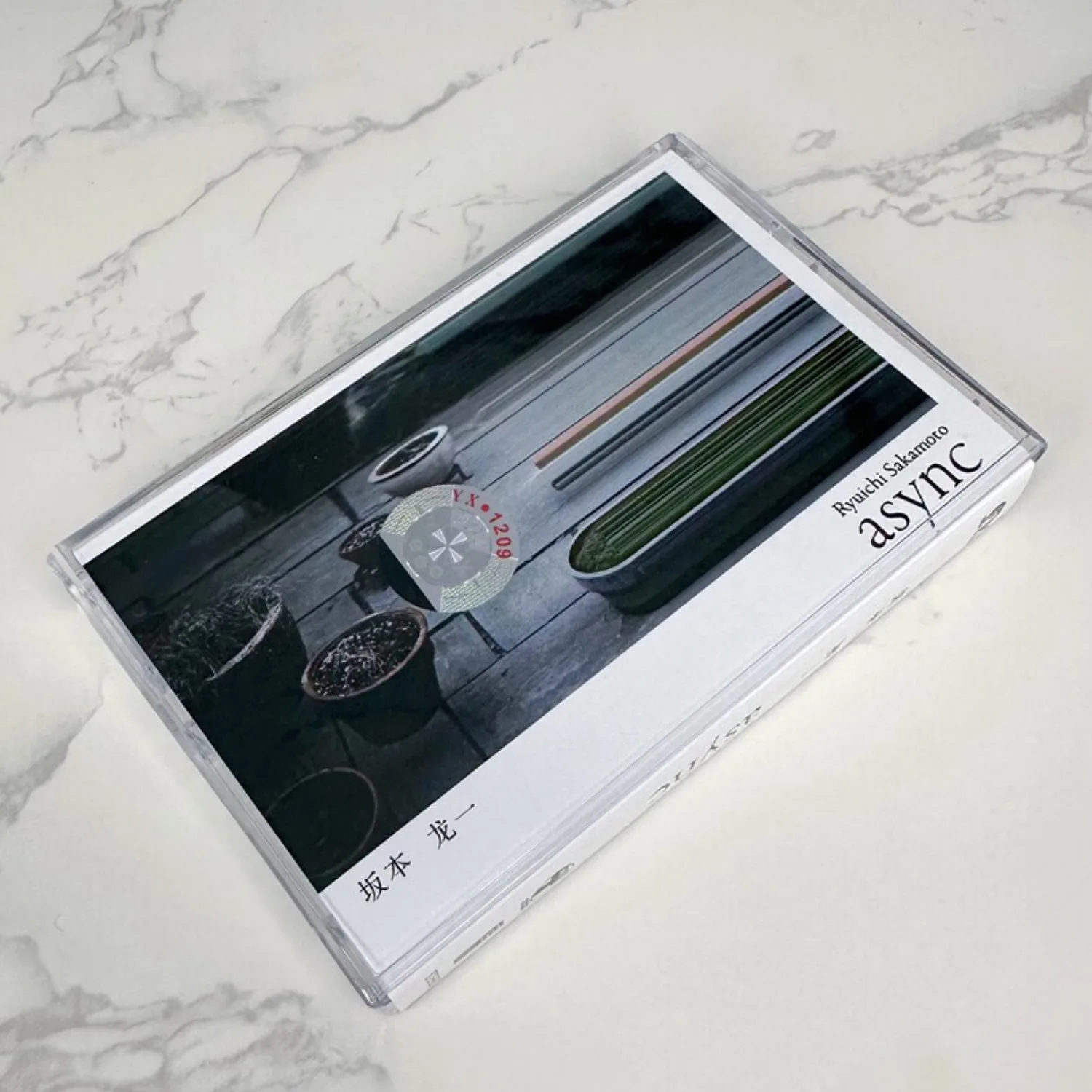 

Ryuichi Sakamoto Async Ambient Experimental Audio Cassette Tape Retro Vintage Analog Sound Collectible for Fans Home Art Decor