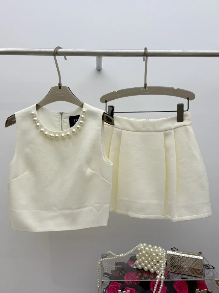 

3pcs/pack Wholesale Drop Shipping Newest High Quality French Fashion Women 2 Piece Sets Tweed Collection