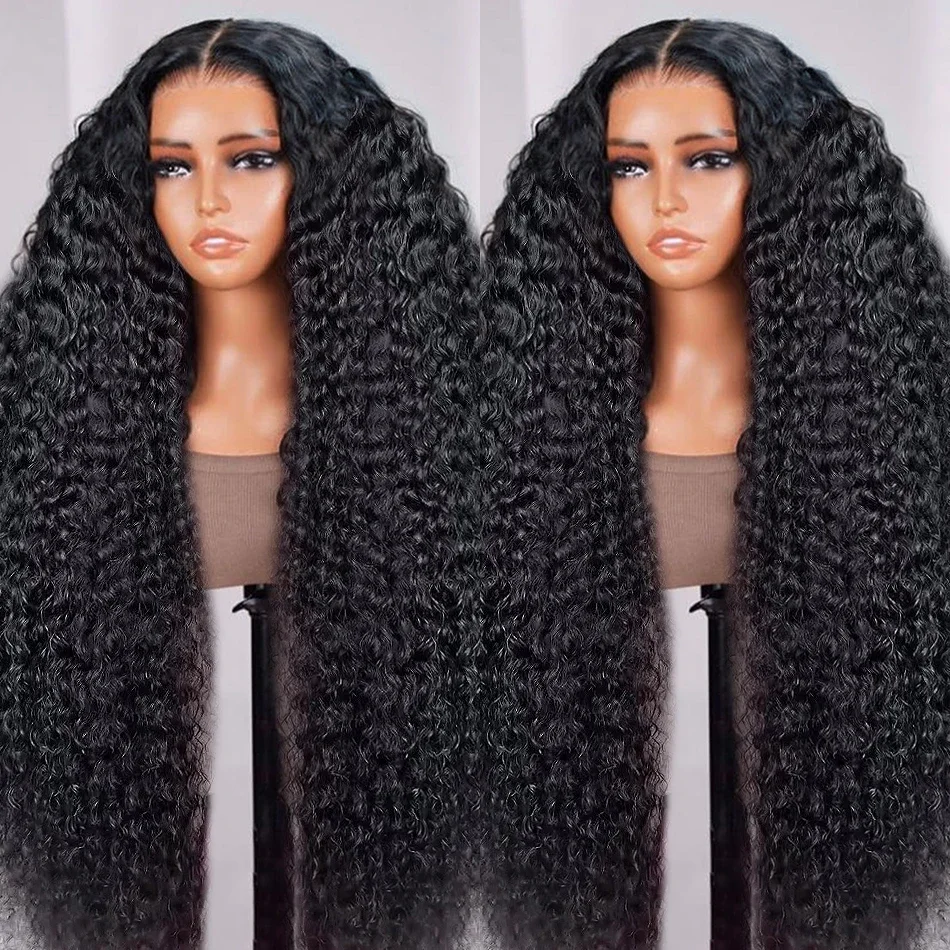 Deep Wave 7x5 HD Glueless Wig Wear And Go Pre Cut Lace Glueless Lace Wigs 13x4 HD Lace Frontal Wigs Human Hair Wig Ready To Wear