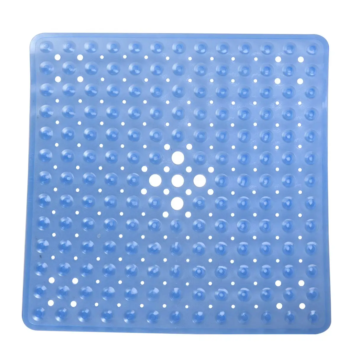 

Bathroom Shower Mat Non Slip Floor Bath Rug PVC Tub Mat Mildew Resistant Square Safety Bathmat Easy to Clean