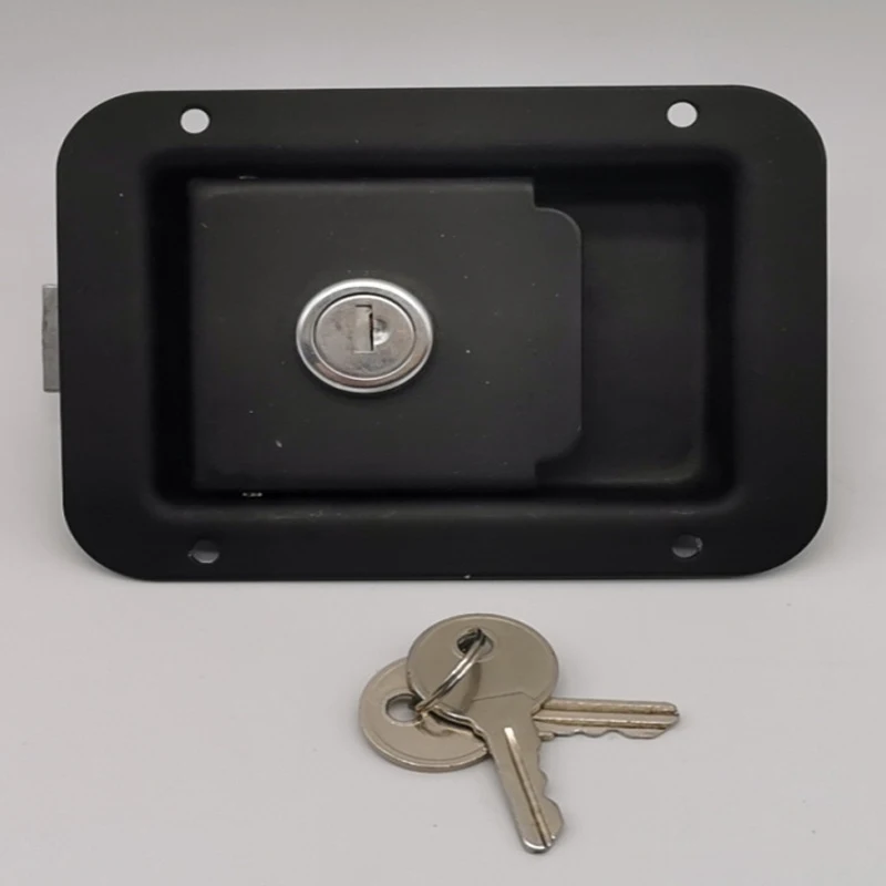 MS858A Trailer RV Trailer Truck Toolbox Lock Stainless Steel Polishing Box Lock Concealed Box Lock Collision Lock