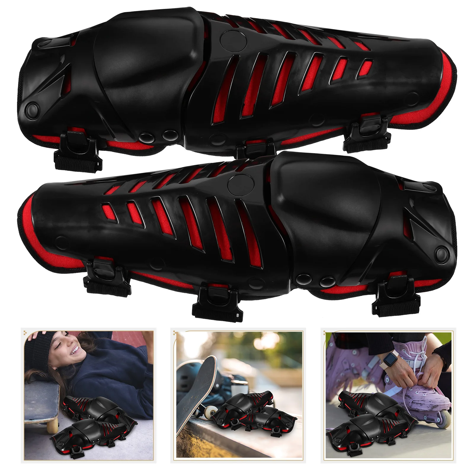 

1 Pair Cycling Riding Protective Gear Motorcycle Guard Sports Protective Adjustable Comfortable Ergonomic Knee Protection For