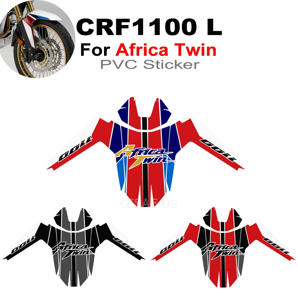 Africa Twin Protection Side Precious Pad pour Honda CRF1100, CRF 1100 L, Adventure ADV Visor Set, Stickers Decal Kit, 2019, 2020, 2021