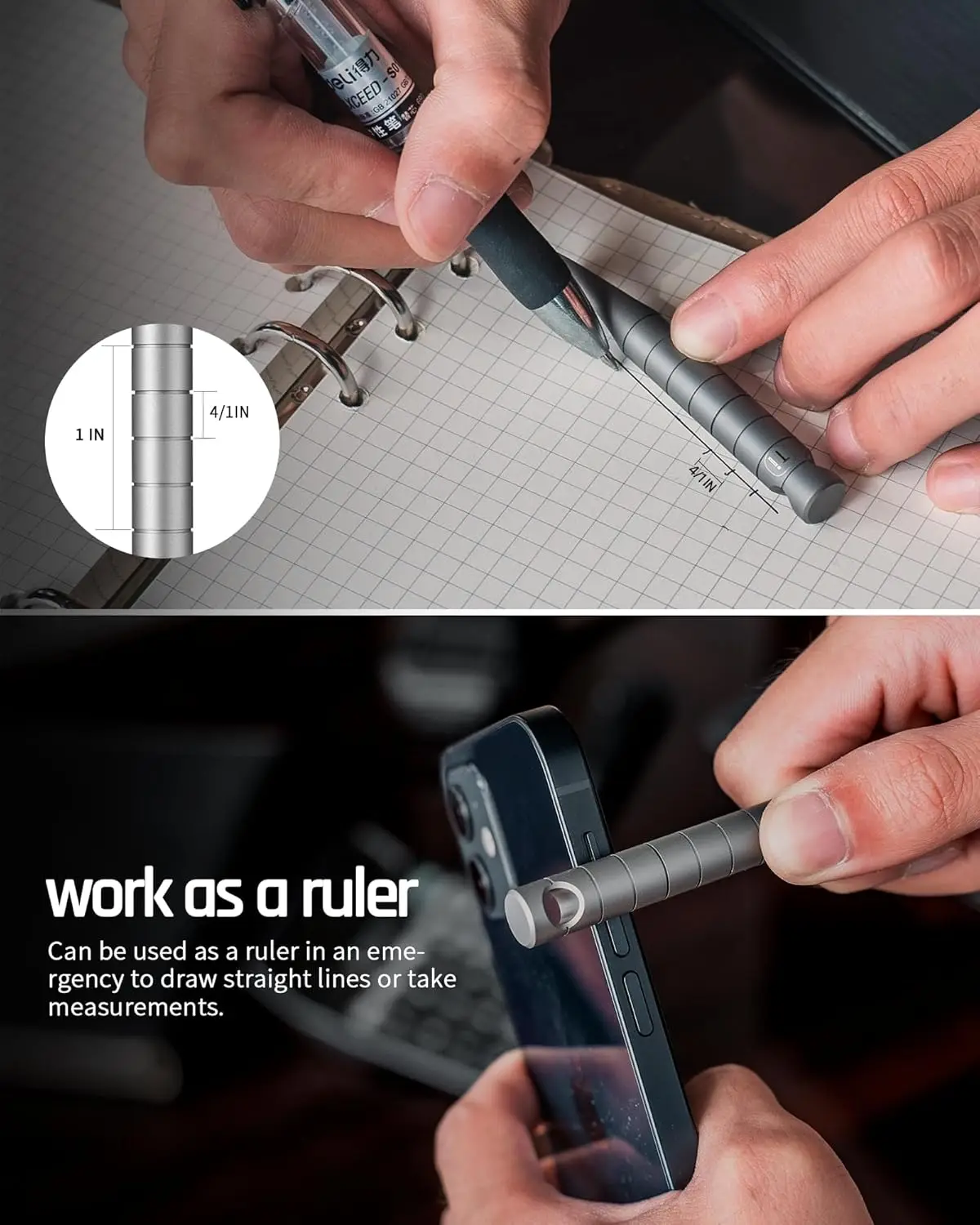 Keychain Pry Bar, Titanium Mini EDC Prybar Multitool with Bottle Opener, Pocket Small Keychain Tools for Every Day Carry(Mini)