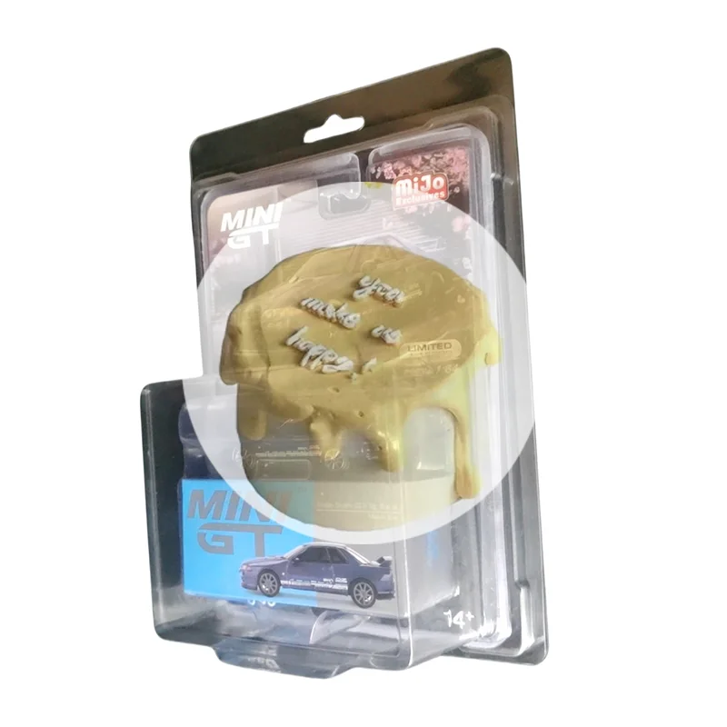 [JT] 1Pc Diecast Modelo Caixa de proteção de carro para MINI GT Vencedor Automóvel Cultura Transporte Frota Série Manga de cartão à prova de poeira