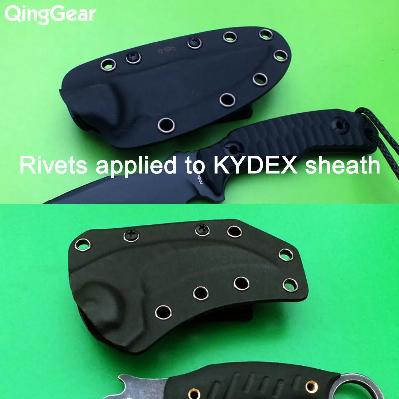 100pcs Kydex Holster Eyelets 6mm 7mm Binding Rivets for DIY Holster and Sheath Making