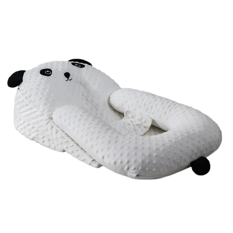 Almohada lactancia antisaliva con patrón Panda, almohada para dormir P31B