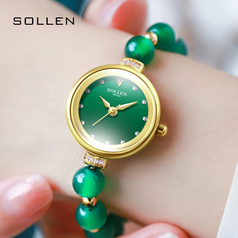 Switzerland SOLLEN Luxury Brand Japan MIYOTA Quartz MOVT Women's Watches Fashion Diamond Waterproof Bracelet Ladies Clock SL475