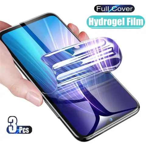 3Pcs Hydrogel Film Screen Protector For Blackview S8 A7 A10 P6000 P2 R6 Lite A7 A9  BV4000 BV7000 BV8000 BV9000 Pro Not Glas