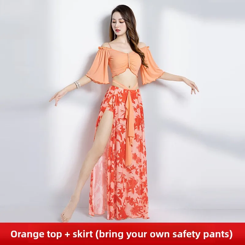 مجموعة فستان طويل مثير للرقص الشرقي لعام 2025، ملابس عصرية لممارسة الرقص الشرقي للنساء