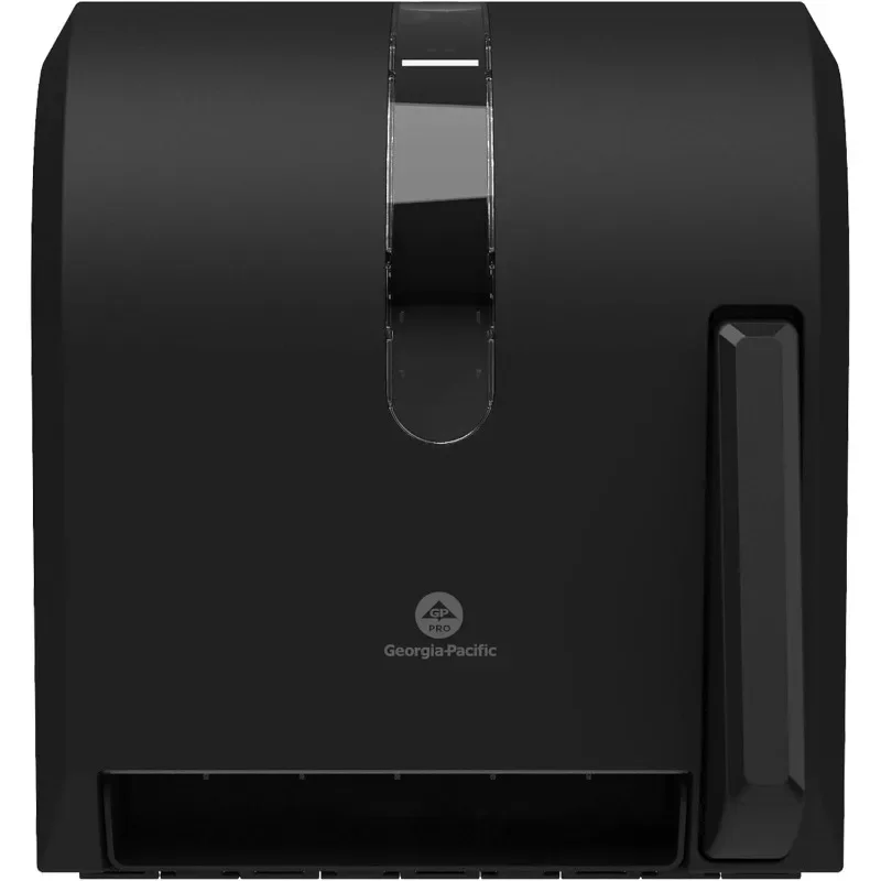 Push Paddle Roll Paper Towel Dispenser by GP PRO, 54338A, Black