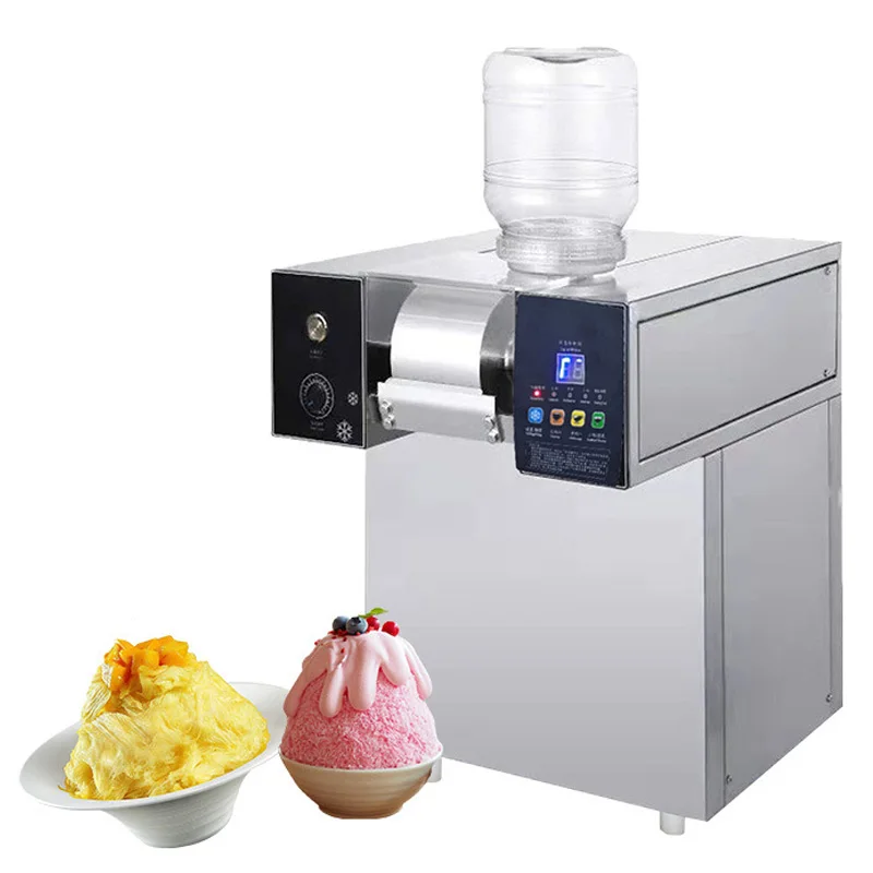 Commercial Shaved Ice Machine, 160-200KG/24H, Korean-Style Shaved Ice and Crushed Ice Machine—A Must-Have for Dessert Shops