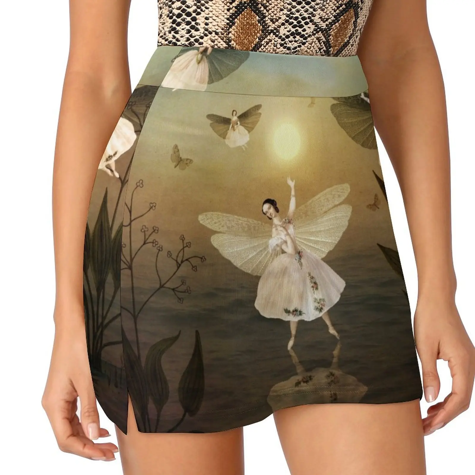

Sun Dance Mini Skirt womens clothing Clothing female short skirt for women korean style clothes