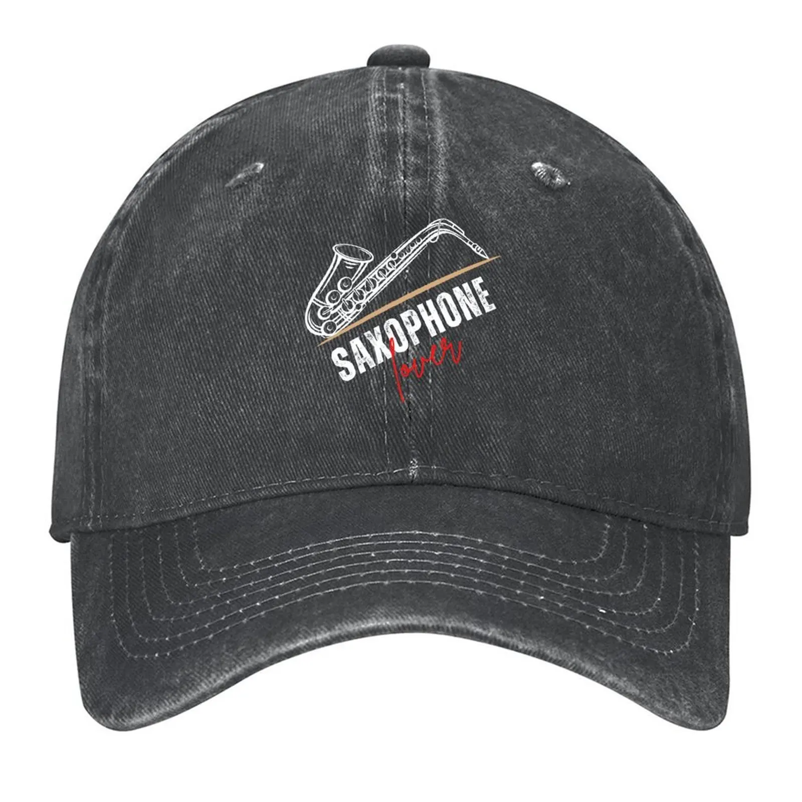 

saxophone player, saxophonist gifts Baseball Cap Male hat Rave Golf Wear Snapback Cap Women's Hats For The Sun Men's