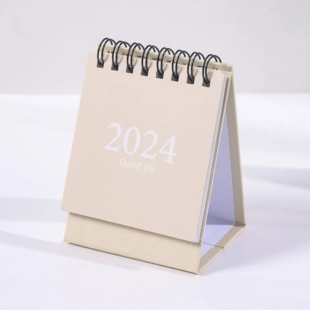 2024 Mini Desk Calendar Desktop Standing Flip Calendar For Planning Organizing Daily Schedule