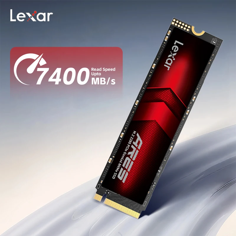

Твердотельный накопитель Lexar ARES SSD 7400 МБ/с PCIe 4.0x4 NVMe M.2 2280 1 ТБ для ПК геймеров