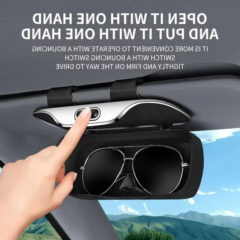Sun Visor Mount Sunglasses Glasses Case Clip Box Compatible With Chery Omoda 5 E5 EV 5 C9 C7 9 2025