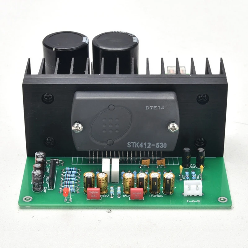 200Wx2 High-Power Beautiful Sound Thick Film STK412-530 Power Amplifier Board Finished Board