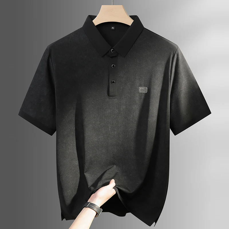 8XL 7XL 6XL 2026 New Summer High End Cool Breathable Polo Shirt Man Tops Tee Hip Hop Printed Mens Shirts Lapel polos de hombre