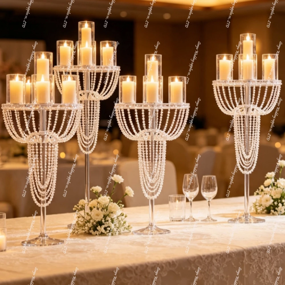 60-120cm 6個入り 工場直販 アクリル製燭台 ウェデ - Candle Supplies For Sale のレビューと価格