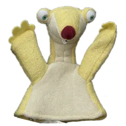 Cute Anime Ice Age Sid The Sloth Scrat Squirrel Diego Sabretooth Tiger Plush Hand puppets 18CM Kids Stuffed Toys For Children
