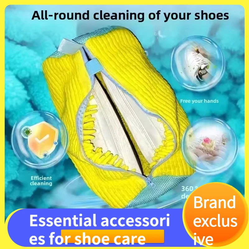 

Shoe Washing Dag Washing Machine Closed Shoe Cleaning Dag Fluffy Fiber Polyester Shoe Washing Machine Washing Dag Brying Dag