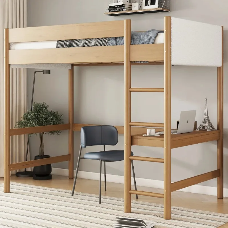 مضاءة سرير مزدوج قاعدة سرير علوي الكبار سرير بطابقين أثاث أطفال الأثاث العظم الأريكة غرفة المعيشة خزانة غرفة النوم Lіko Cama King #2