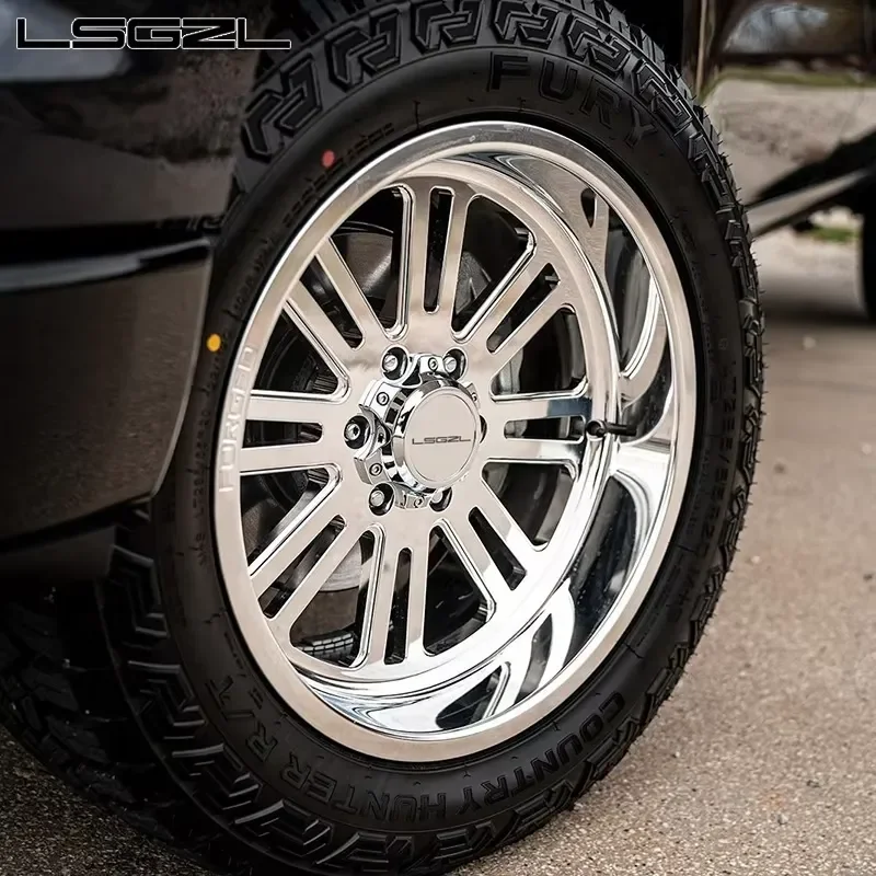 i Lsgzl Forged Alloy Deep Dish 6 Holes 8 Holes 8x180 6x139.7 Custom 22-30 Inch for chevy Silverado F250 F350 Pickup Truck