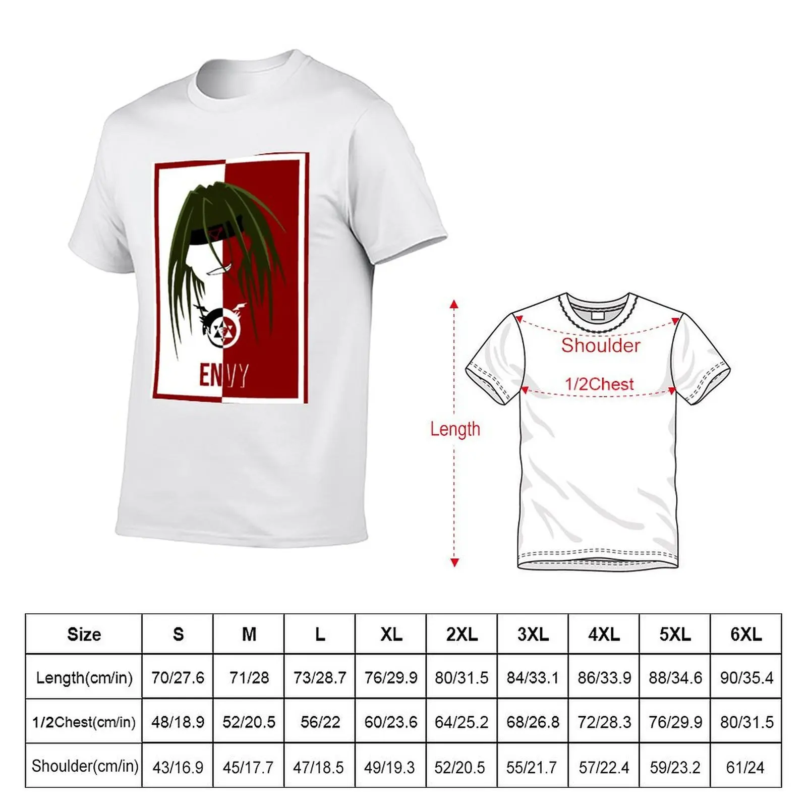 Envy Homunculus Fullmetal Person Alchemist Brotherhood Homunculi T-Shirt football t shirt boys animal print vintage t shirt men