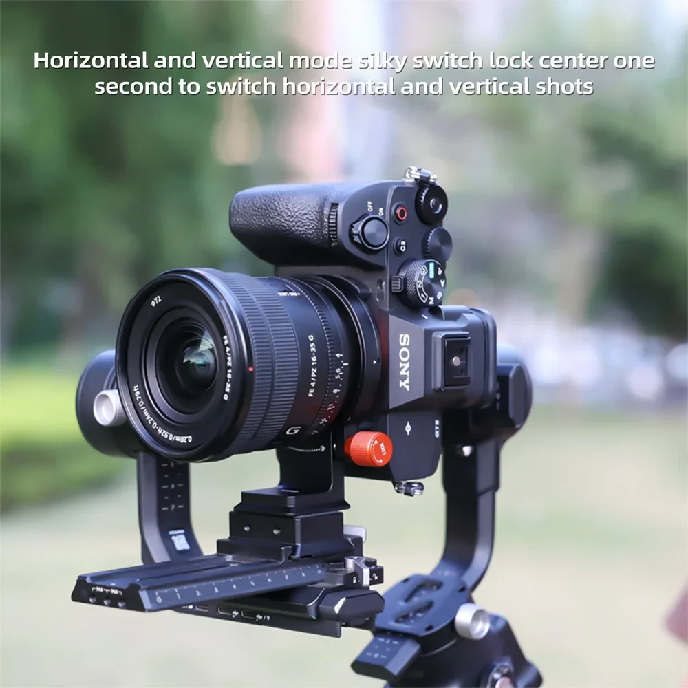 VRIG Tripod Mount Ring Lens Collar Quick Release Arca Rotatable Horizontal-To-Vertical  for Sony FX3/FX30/A7M4/A7S3/A7R4/A6400