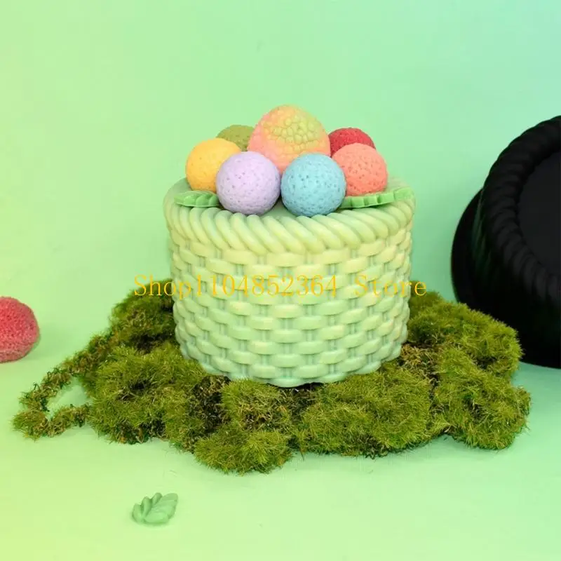 

652F Flexible Silicone Molds With Flower Basket For Easy Demolding And Cleaning