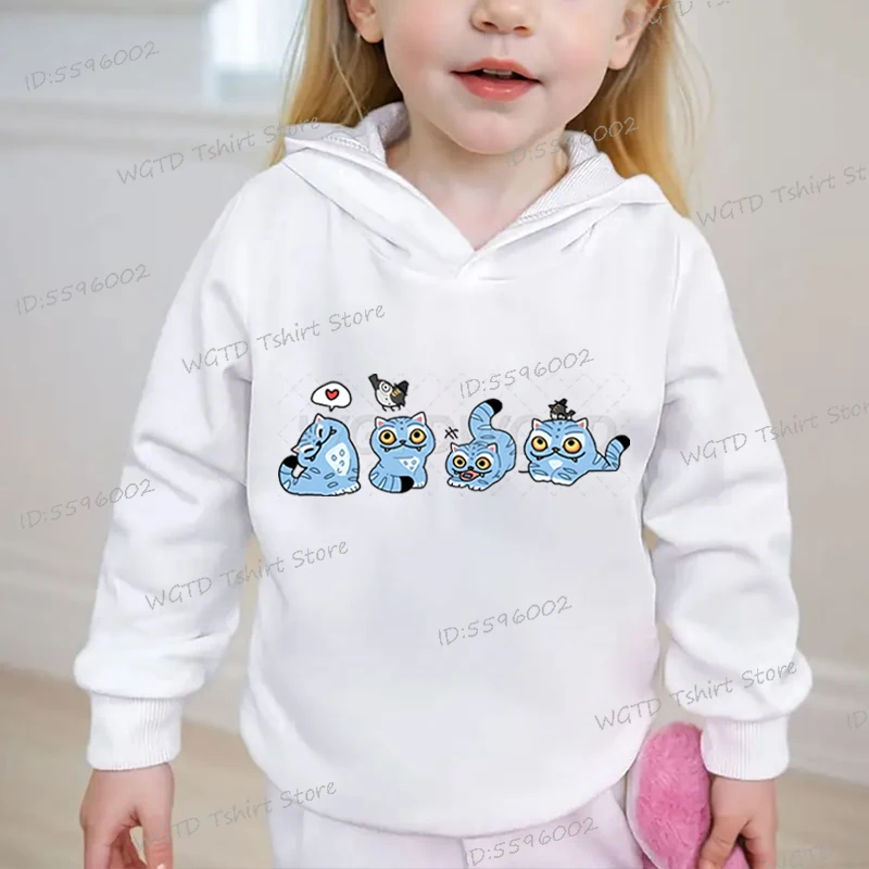 

KPop Demon Hunters Tiger Kids Clothes Fashion Casual Sweatshirt Hoodie Baby Girls Boys Cartoon Cute Tiger Pullover Hoodie Shirt
