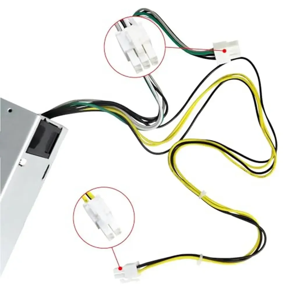 Upgraded 260W Power Supply Dell Optiplex 3060 3050 5050 7050 7060 5080 7080 7090 H260EBM-00 Replacement with 6 4 Pin Connector