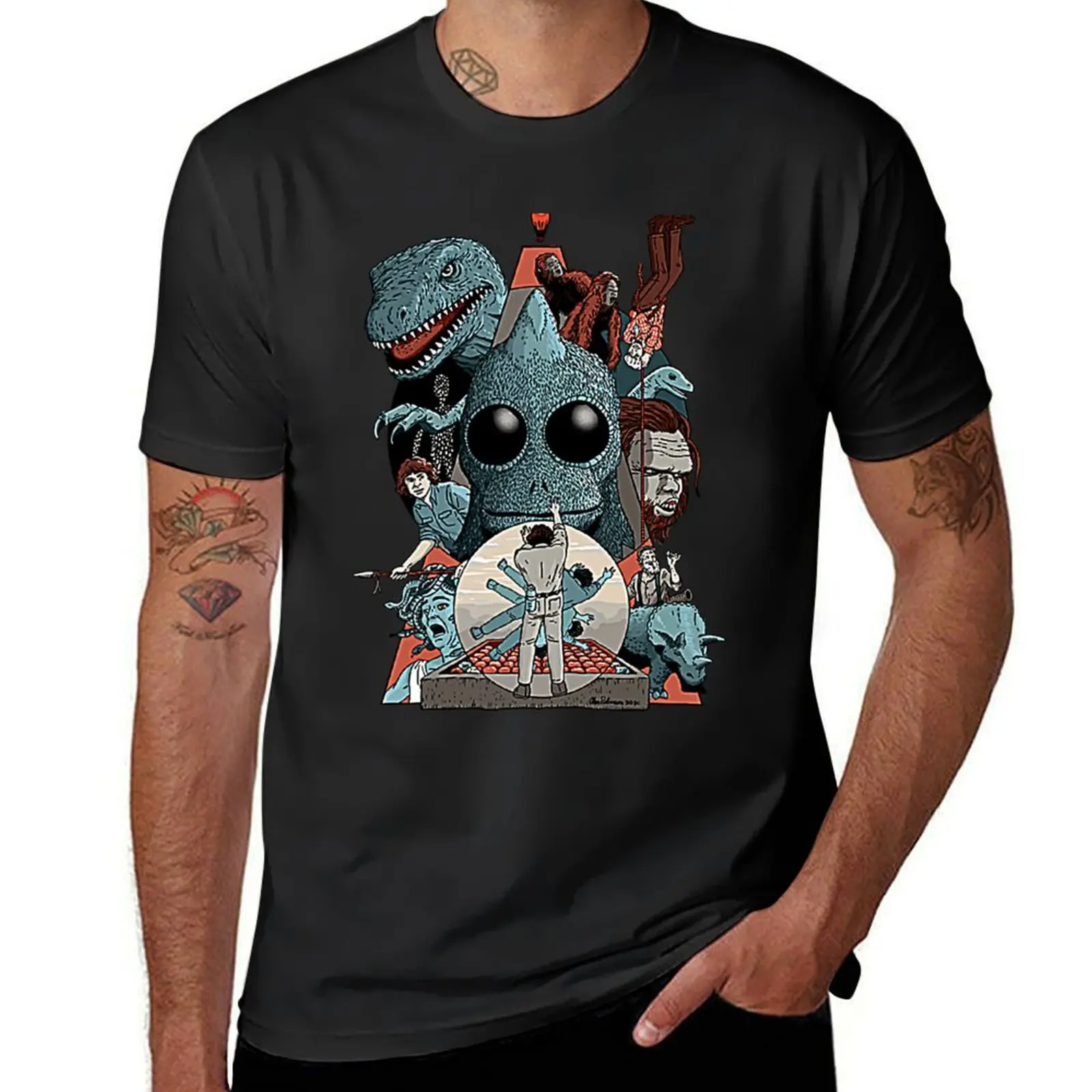 

The Lost Land T-Shirt cotton man t-shirts croswit shirt man graphics shirts graphic tee mens t shirts pack