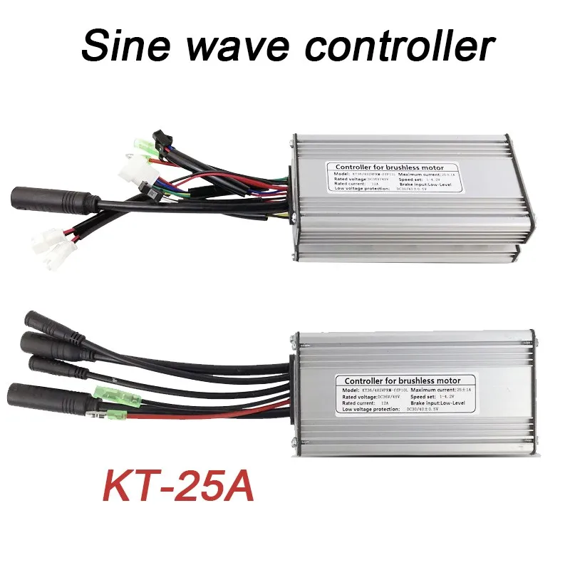 Original Electric Scooter E-bike Controller KT 25A Sine Wave Controller Waterproof Plug Mountain Bike refit accessories