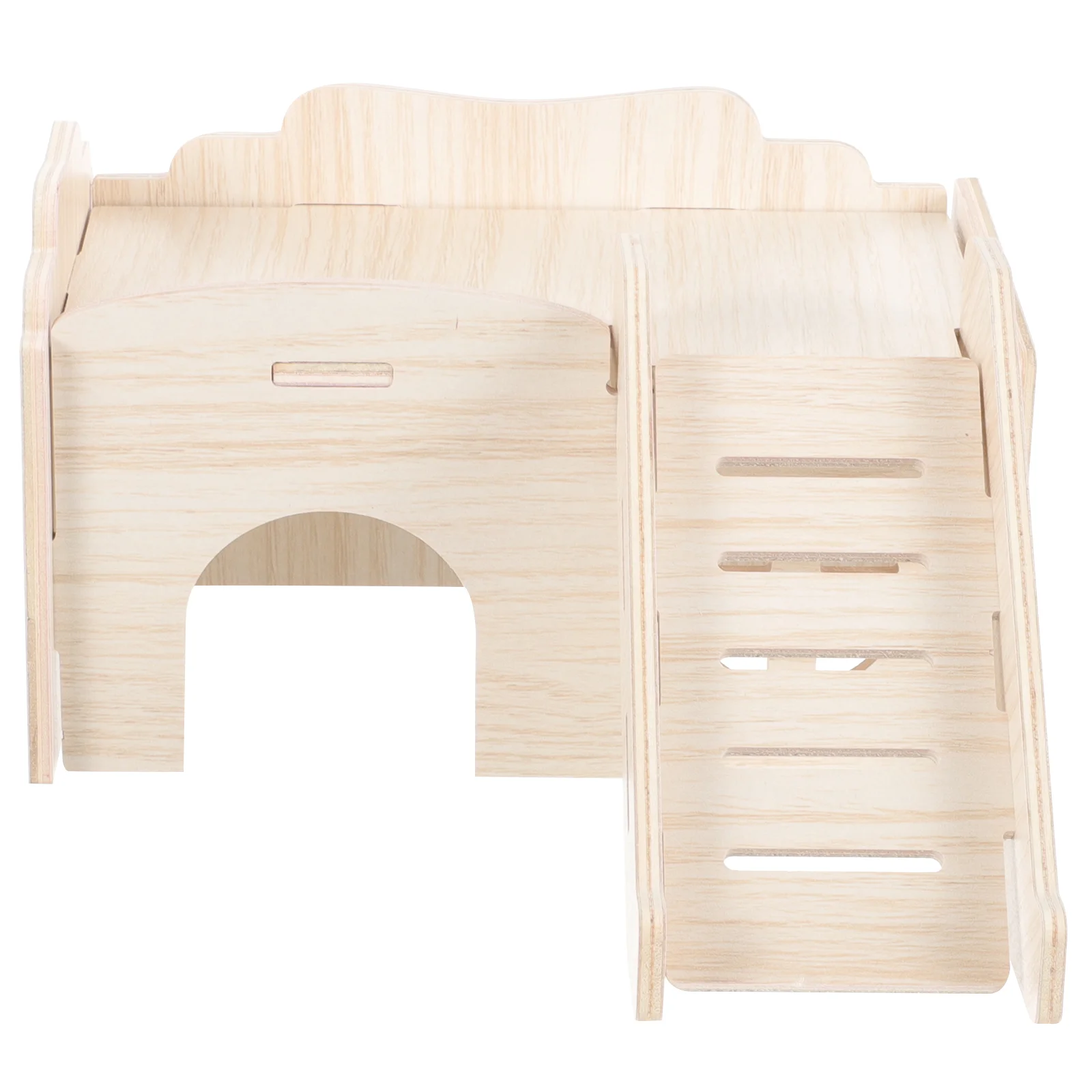 Bunny Hideaway Wooden Hamster Bed Guinea Pig Toys Houses and Hideouts Dwarf Castle