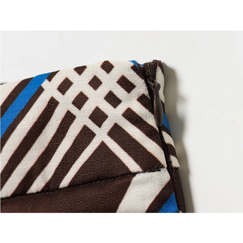 2025 نساء موضة منقوشة نمط طويل شورت برمودا خمر عالية الخصر عادية فضفاض السراويل الإناث عطلة سراويل قصيرة #6