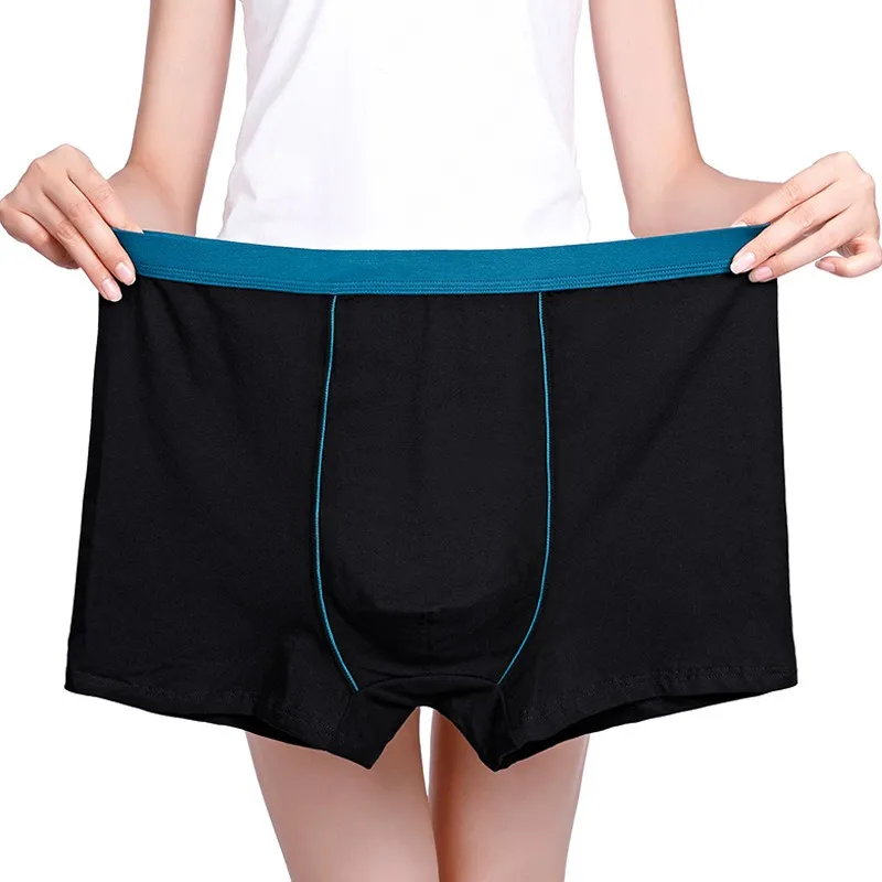 Pure Cotton Mens Boxer Briefs Plus Size XL-9XL Breathable 3D Seamless Underwear Big and Tall Soft Comfortable Fit Boxer Shorts - view 3