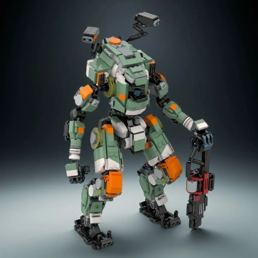 

1077PCS MOC BT-7274 Vanguard-Classes Titan Sci-Fi Battle Mech Robot Model DIY Model Building Blocks Birthday Toys Gift
