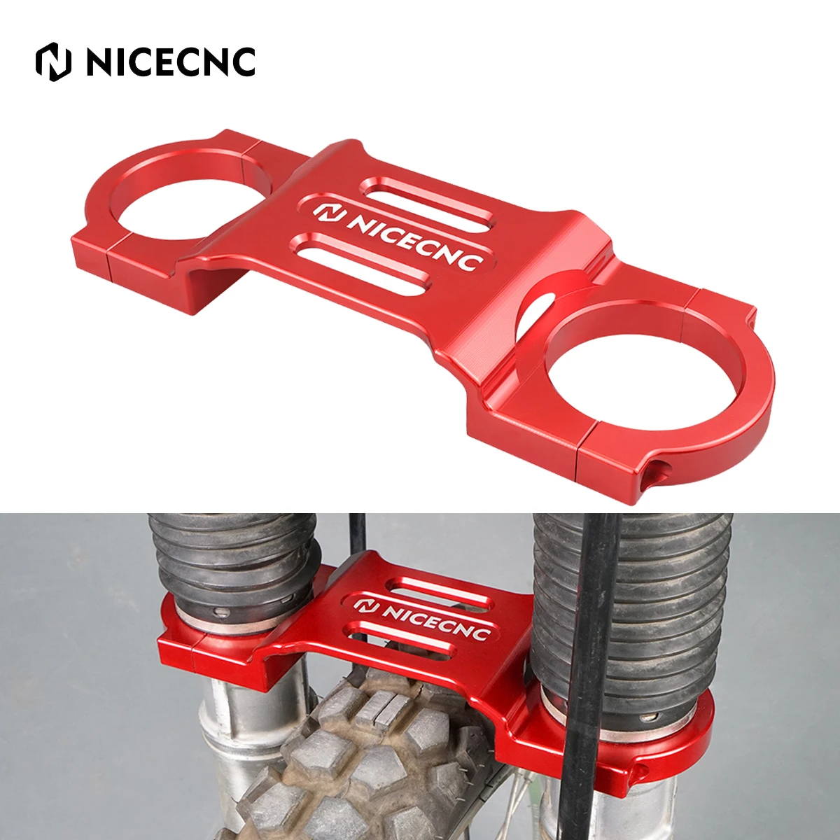 

NiceCNC Front Fork Brace Stabilizer For Honda XR 650L XR650L 1993-2022 2021 2020 Billet Aluminum Fork Brace Braket Motorcycle