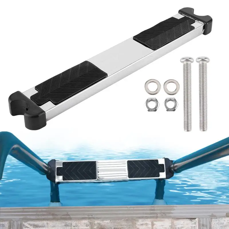 Stainless Steel Swimming Pool Ladder Rung Steps Anti Slip Pedal Underwater Step Replacement Stair Molded Ladders Pedal Accessor