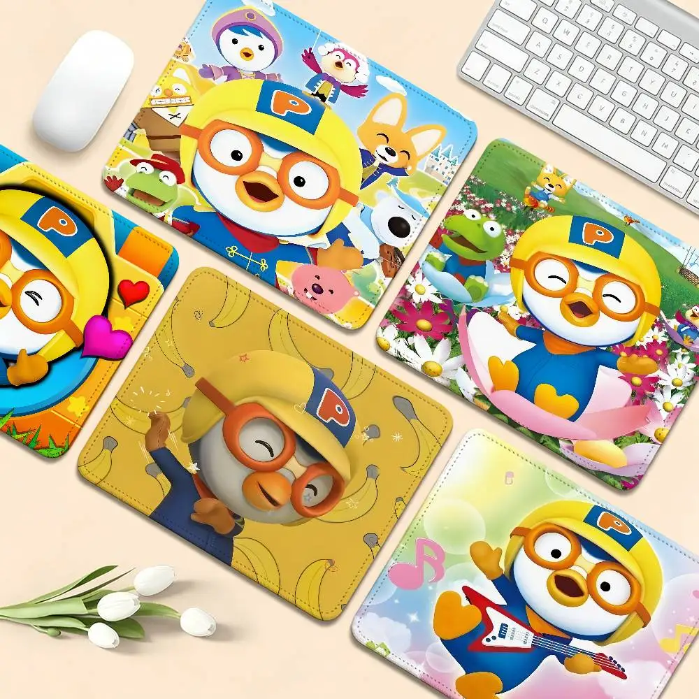 Anime Cute P-Pororos Maple Design Animation Keyboard Table Mat Students Gabinete Gamer Desktop Mouse pad for PC Computer Table