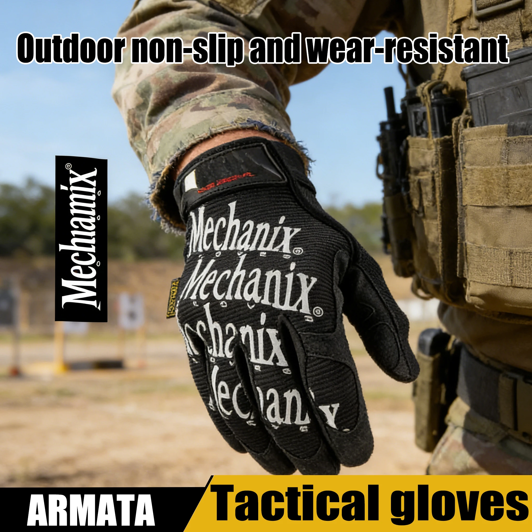 

Тактические перчатки с полными пальцами, противоскользящие, износостойкие, ударопрочные, сенсорные перчатки для боя, фитнеса, езды на велосипеде, активного отдыха на природе