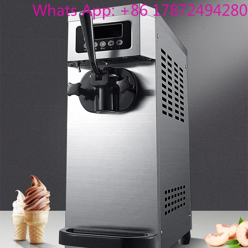 

18-20L/H Ice Cream Machine Commercial Automatic Small Desktop Cone Ice Cream Machine A11-6 Mini Ice Cream Machine 220v