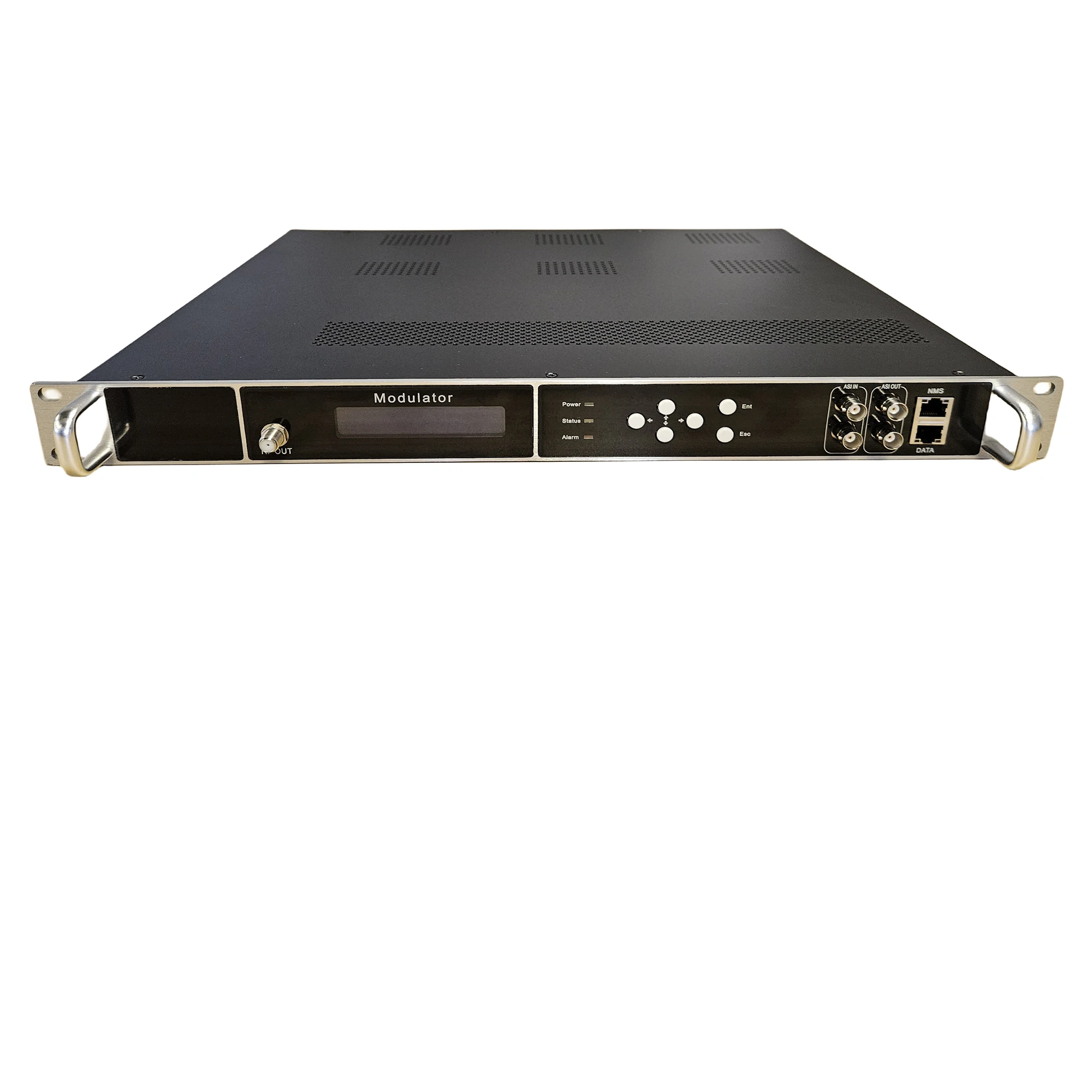 24 16 12 8 Modulador codificador de audio/vídeo multicanal HD a RF H264 IP ASI a RF DVB-T DVB-C ATSC ISDBT Modulador