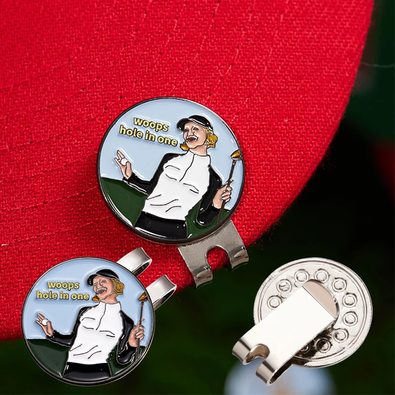 Strong Magnetic Golf Ball Markers Hat Clips Detachable Personalized Golf Caps Accessories for Men Women Golfer