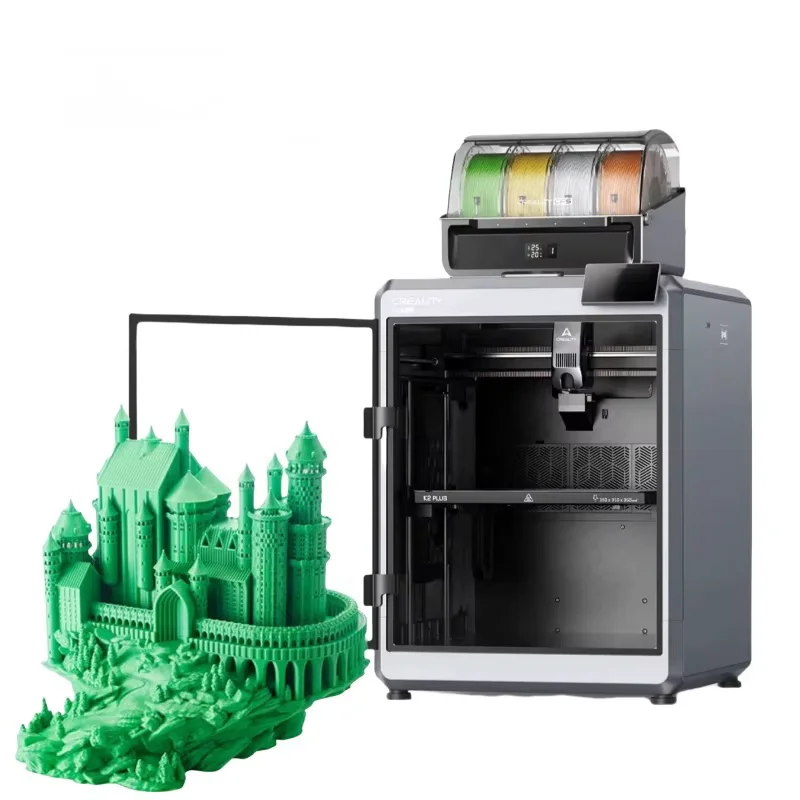 For K2 Plus Combo New International Version 3D Desktop FDM Printer Fast 600mm/s Speed Supports 16 Colors PLA